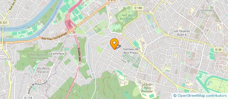 localisation de l'entreprise LA CASITA ET ASSOCIES 1 à RUEIL-MALMAISON