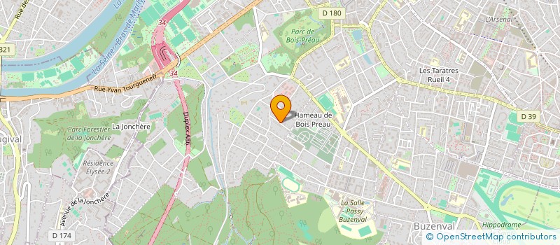 localisation de l'entreprise LA CASITA ET ASSOCIES 4 à RUEIL-MALMAISON