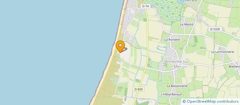 localisation de l'entreprise LA CASITA FAMILLY  GOUVILLE-SUR-MER