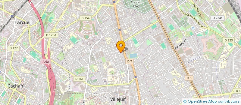 localisation de l'entreprise LA CASITA FILMS à VILLEJUIF