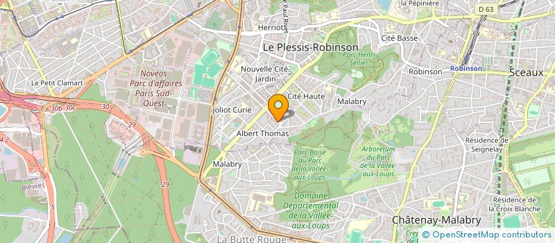 localisation de l'entreprise LA CASITA HADANGEL à LE PLESSIS-ROBINSON