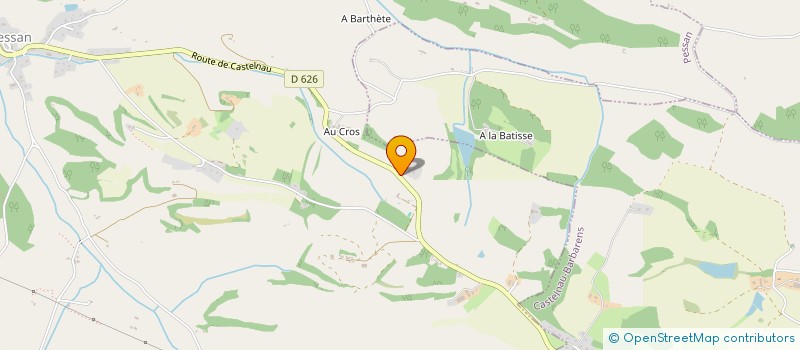 localisation de l'entreprise LA CASONA  PESSAN