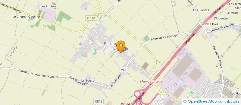 localisation de l'entreprise LA CASSE A CIRCUITS à LE BARDON