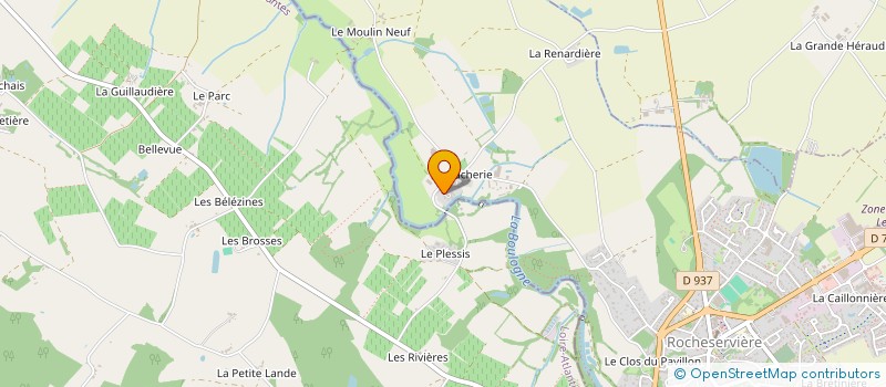 localisation de l'entreprise LA CASSEROLE  ROCHESERVIERE