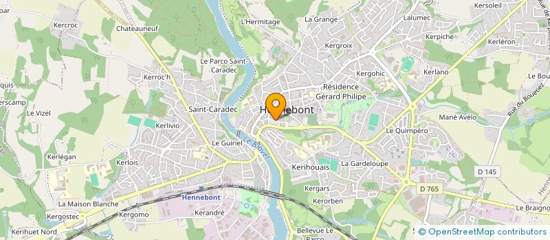 localisation de l'entreprise LA CASSETTE  HENNEBONT