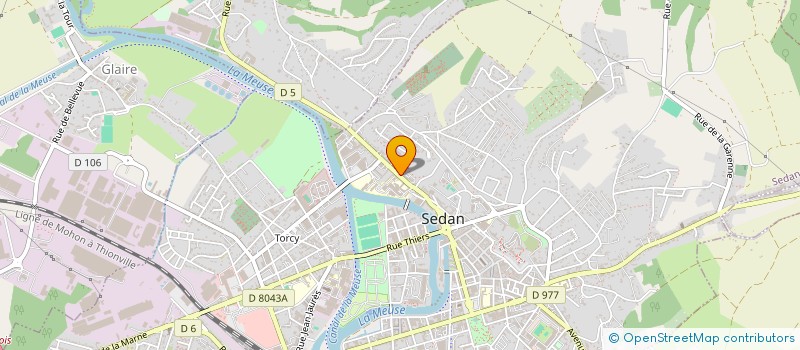 localisation de l'entreprise LA CASSINE ANTOINE  SEDAN