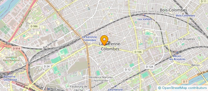 localisation de l'entreprise LA CASSONADE à LA GARENNE-COLOMBES