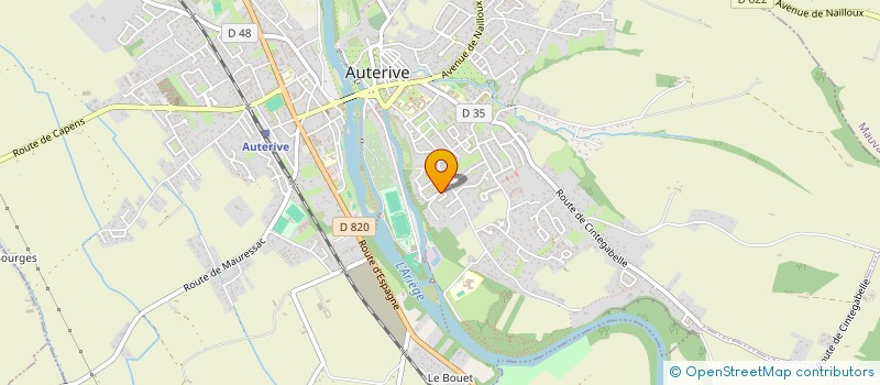 localisation de l'entreprise LA CASSOULINE à AUTERIVE