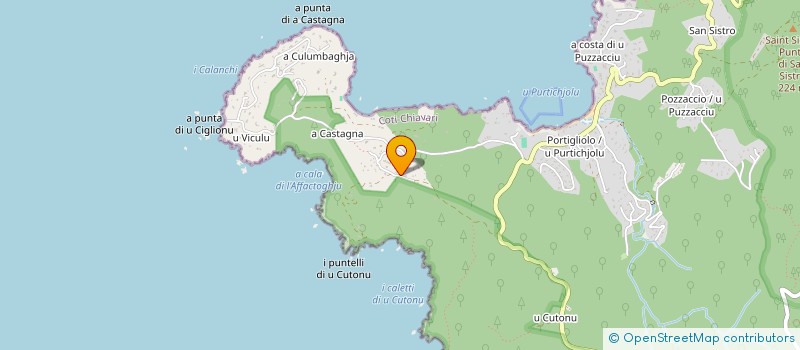 localisation de l'entreprise LA CASTAGNA à COTI-CHIAVARI