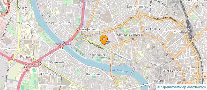 localisation de l'entreprise LA CASTAGNARETTE à TOULOUSE