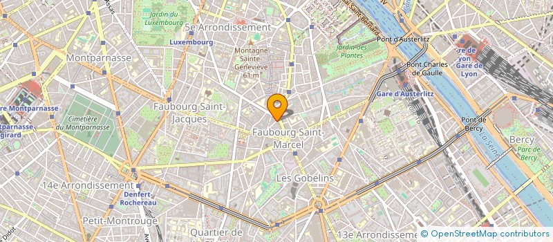 localisation de l'entreprise LA CASTAGNICCIA  PARIS