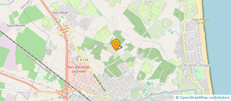 localisation de l'entreprise LA CASTELANE à ARGELES-SUR-MER