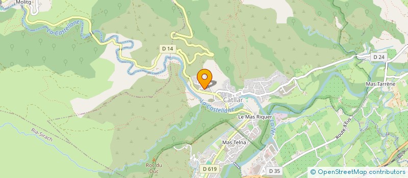 localisation de l'entreprise LA CASTELLANE  CATLLAR