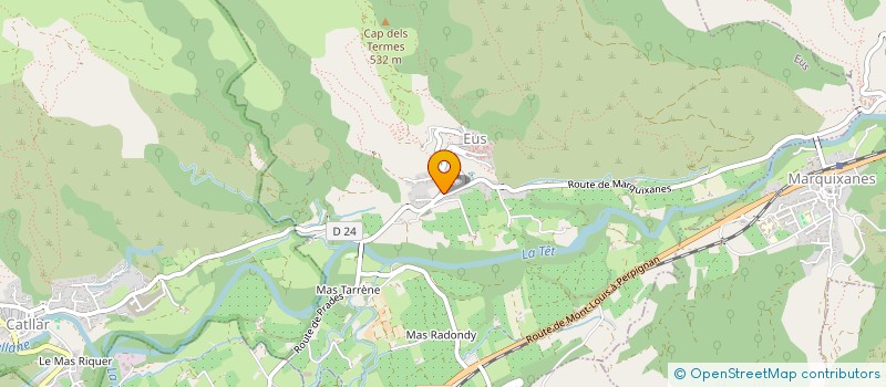 localisation de l'entreprise LA CASTELLANE  MOSSET