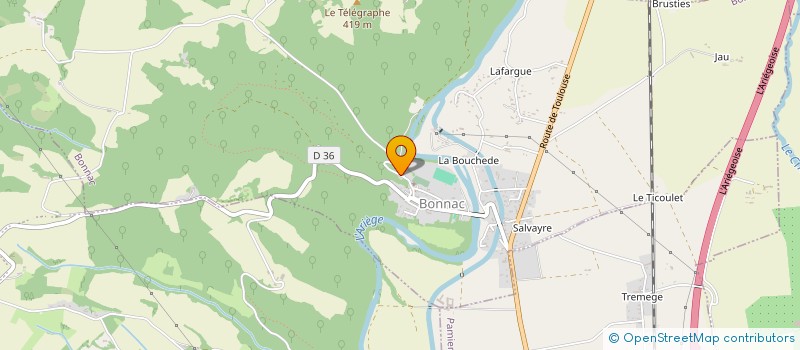 localisation de l'entreprise LA CASTELLANE à PAMIERS
