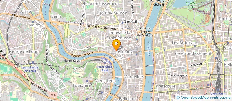 localisation de l'entreprise LA CASTELLE à LYON