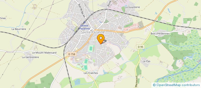 localisation de l'entreprise LA CASTELLERIE  SAINTE-PAZANNE