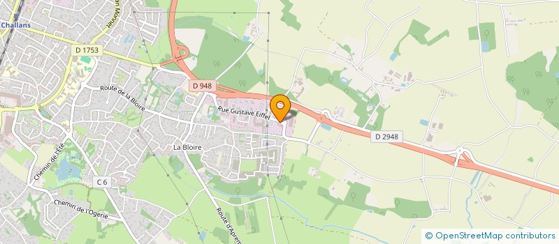 localisation de l'entreprise LA CASTELNEUVIENNE à CHALLANS
