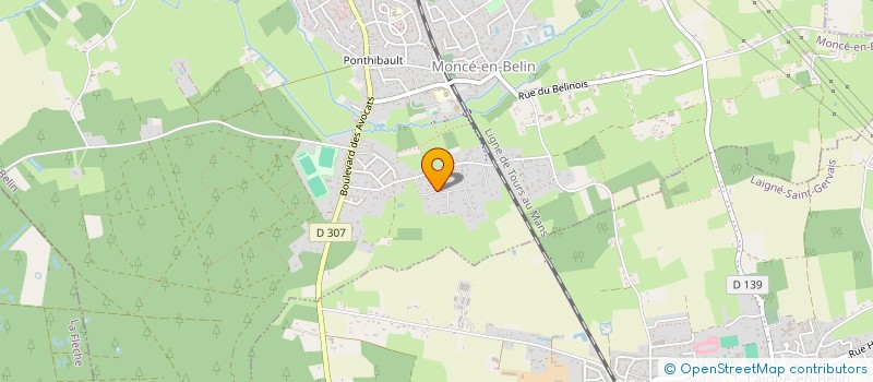 localisation de l'entreprise LA CASTILLE  GUECELARD