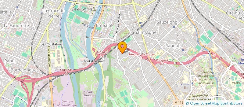 localisation de l'entreprise LA CAT'RELLE DU DESERT à TOULOUSE