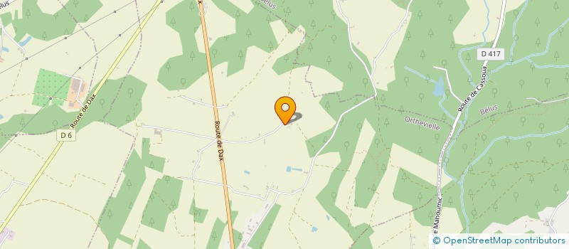 localisation de l'entreprise LA CATALANDES  ORTHEVIELLE