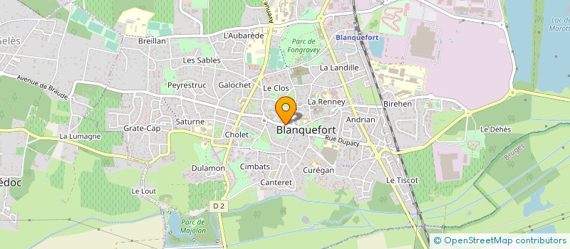 localisation de l'entreprise LA CATALANE à BLANQUEFORT