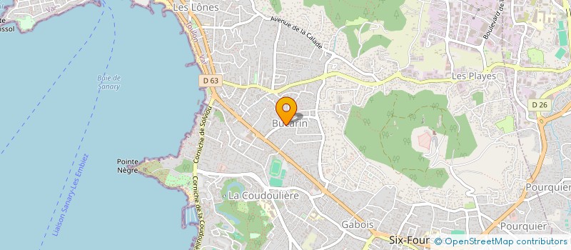 localisation de l'entreprise LA CATALANE à SIX-FOURS-LES-PLAGES