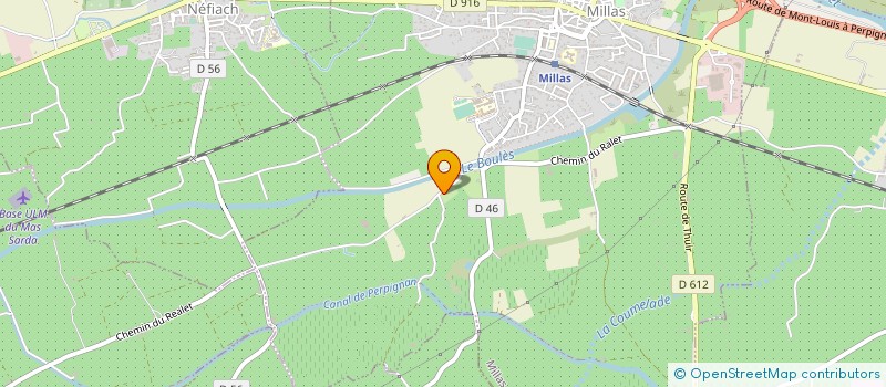 localisation de l'entreprise LA CATALANE  NEFIACH