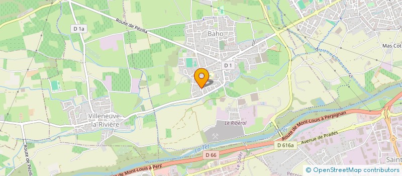 localisation de l'entreprise LA CATALANE  BAHO