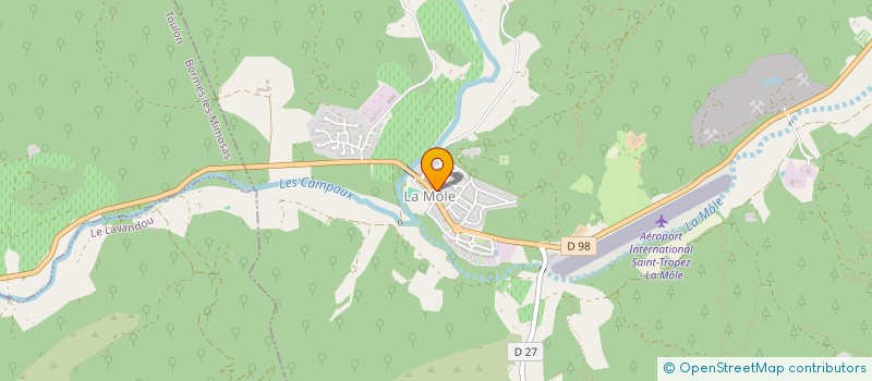 localisation de l'entreprise LA CATAPLANA à GRIMAUD