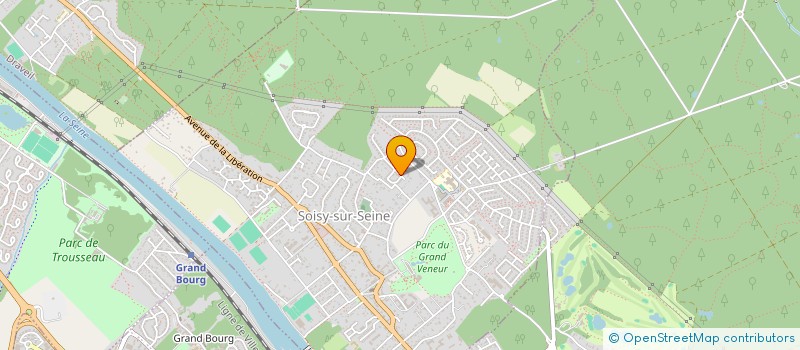 localisation de l'entreprise LA CATHEDRALE à SOISY-SUR-SEINE