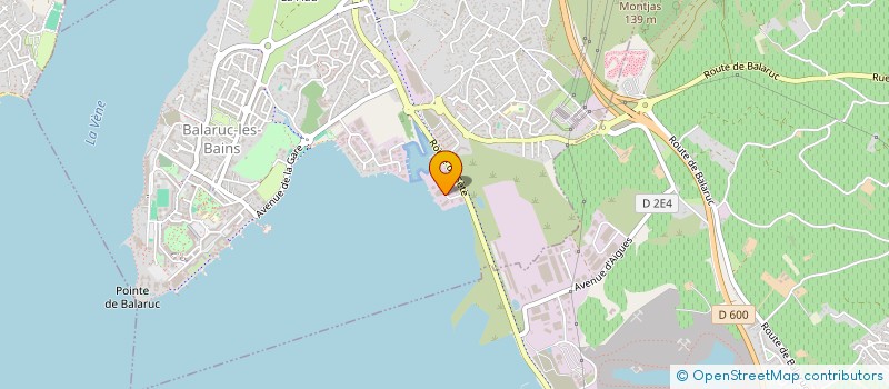 localisation de l'entreprise LA CATHEDRALE  BALARUC LES BAINS