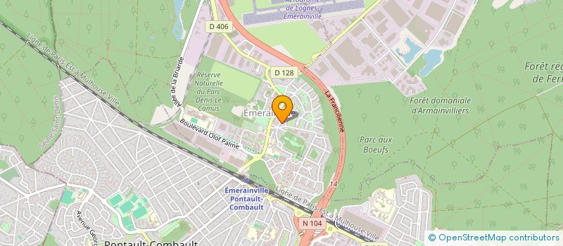 localisation de l'entreprise LA CATICHE  EMERAINVILLE