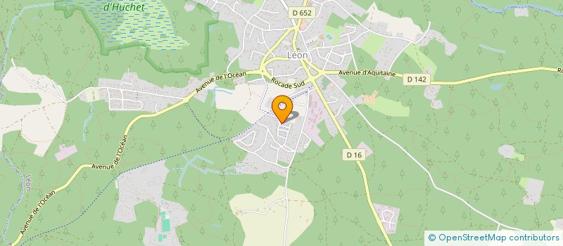 localisation de l'entreprise LA CATICHE  LEON