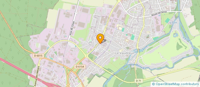 localisation de l'entreprise LA CAUCHOISE  LE VAUDREUIL