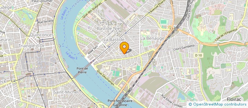 localisation de l'entreprise LA CAUS3RIE  BORDEAUX