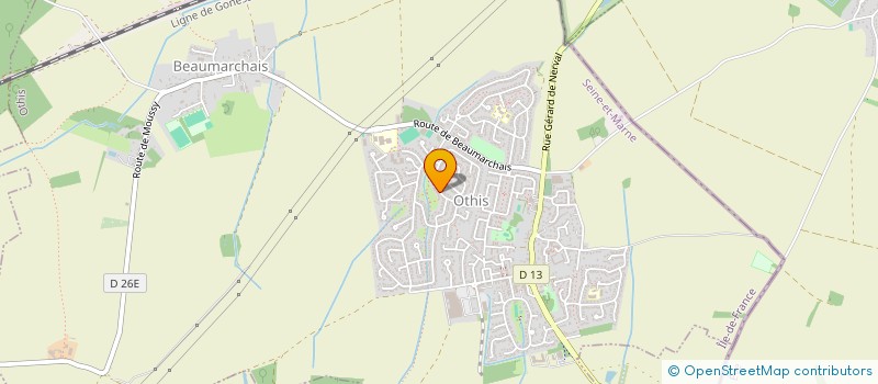 localisation de l'entreprise LA CAUSE DES ENFANTS  OTHIS