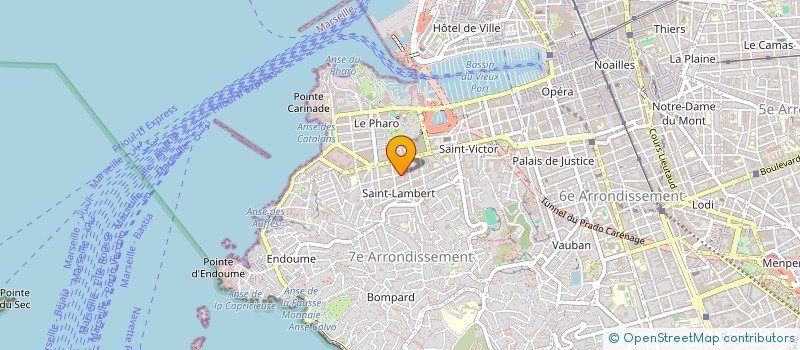 localisation de l'entreprise LA CAUSE DES PITCHOUNS à MARSEILLE