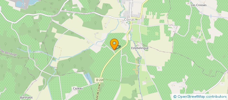 localisation de l'entreprise LA CAUSE DU POULAILLER  COIRAC
