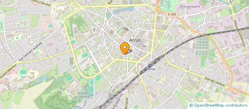 localisation de l'entreprise LA CAUSSADE à ARRAS