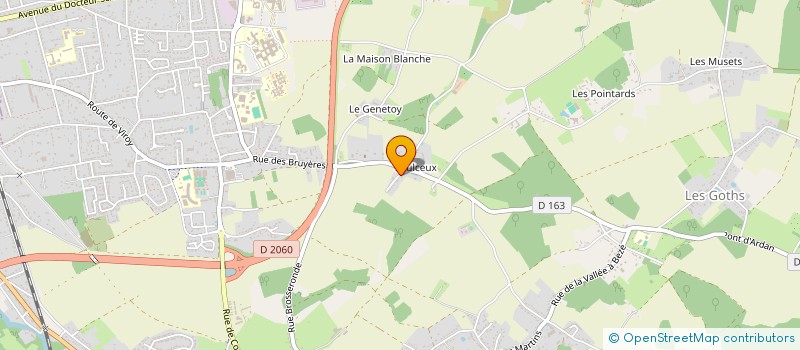 localisation de l'entreprise LA CAUSTIERE à AMILLY