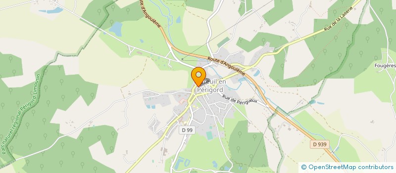 localisation de l'entreprise LA CAV'EPICERIE à MAREUIL EN PERIGORD