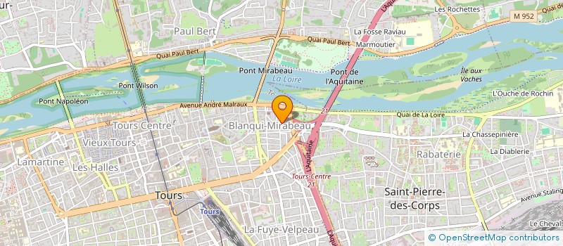 localisation de l'entreprise LA CAVALERIA  TOURS