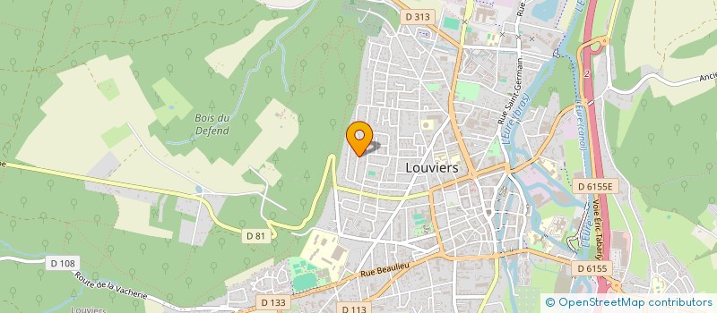 localisation de l'entreprise LA CAVALERIE à LOUVIERS