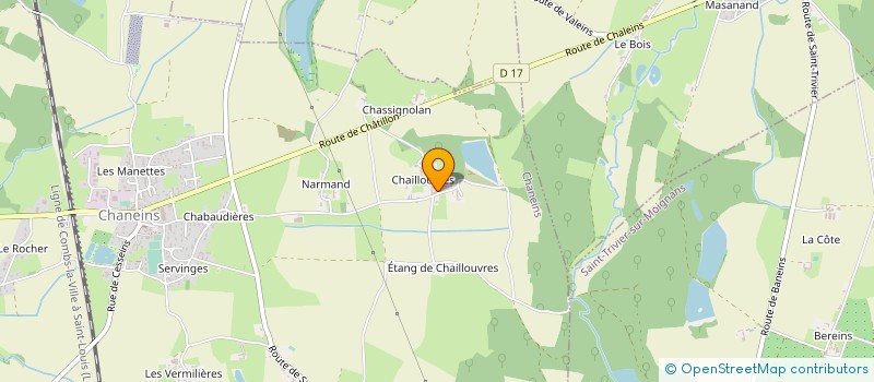 localisation de l'entreprise LA CAVALERIE D'ALYS  CHANEINS