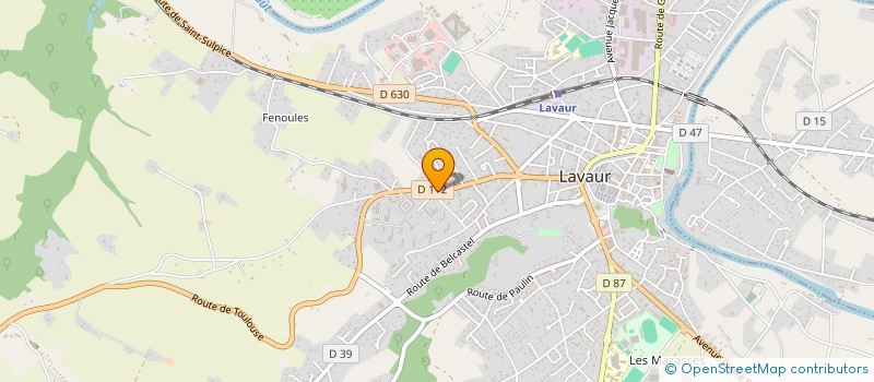 localisation de l'entreprise LA CAVALIERE  LAVAUR