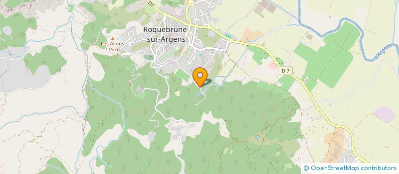 localisation de l'entreprise LA CAVALIERE DE ROQUEBRUNE  ROQUEBRUNE-SUR-ARGENS