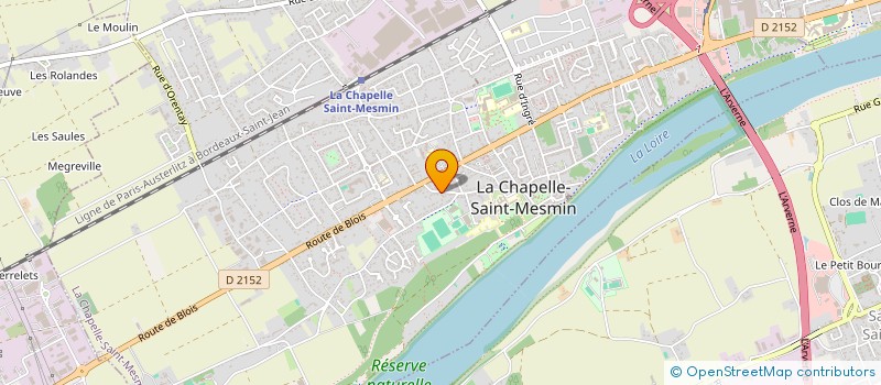 localisation de l'entreprise LA CAVALIERE DU SABLE à LA CHAPELLE ST MESMIN