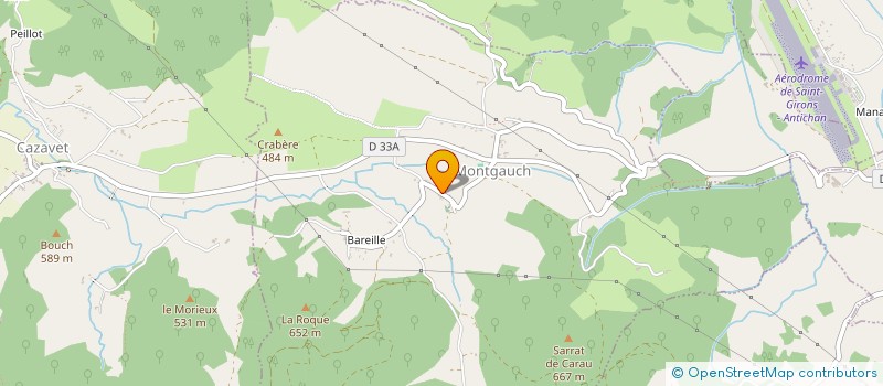 localisation de l'entreprise LA CAVALYRE à MONTGAUCH