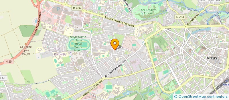localisation de l'entreprise LA CAVAVIN à ARRAS